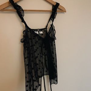 🌸 Daisy Street | Polak-Dot Mesh Cami